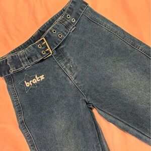 Vintage Girls Bratz Y2K Denim Jeans Size 10/12